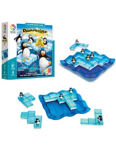 SmartGames SmartGames Penguins on Ice - A Sliding Cognitive Skill-Building Puzzle Game for Ages 6 - Adult  - Image 1