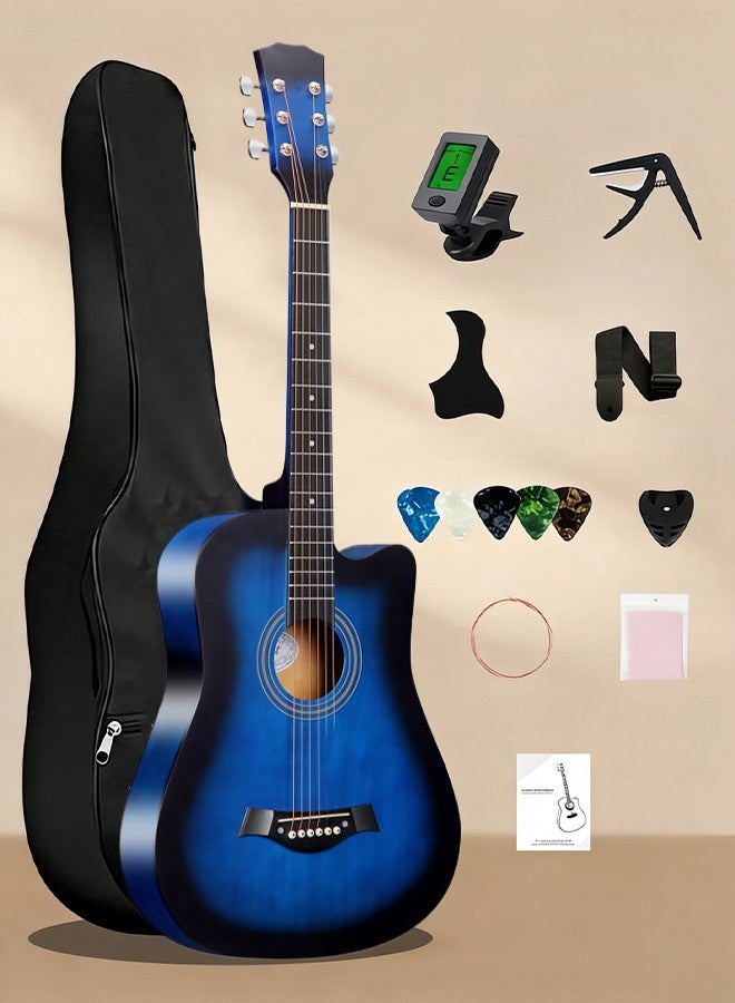 Sharpdo 40 Inch Classical Guitar Kit With Strings Gig bag Tuner Picks Strap for Beginners Adults Kids Birthday Gift - Image 1