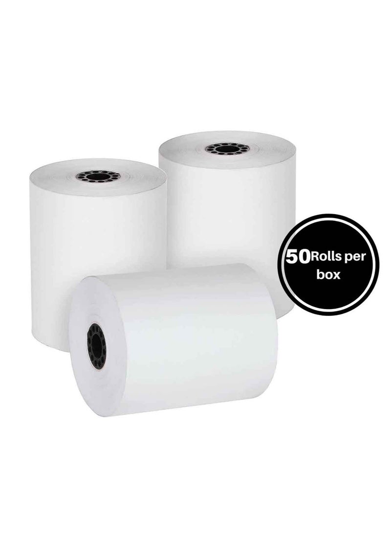 Beone POS receipt roll 80x80mm thermal roll paper 50 roll  - Image 2