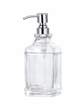 Soap Dispenser Thick Clear Glass with 304 Silver Stainless Steel Pump Refillable Rustproof Hand Soap Dispenser - pzsku/ZE823E20BDCB596A9D6A3Z/45/_/1684726114/d151bf21-e9f5-423f-ac34-7f894c889ee5