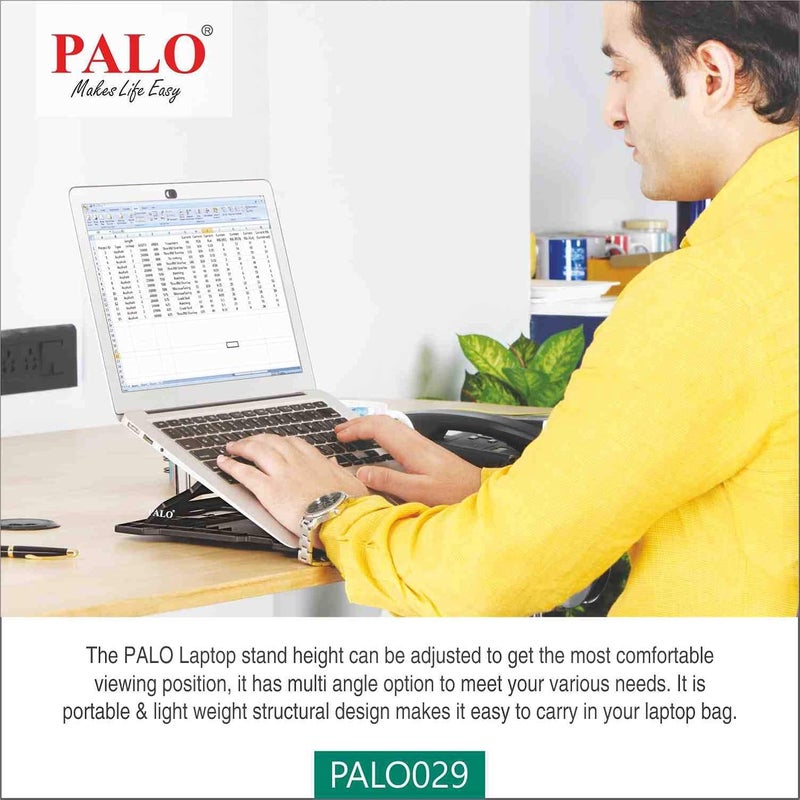 PALO Revolving Multi Angle Adjustable Laptop Stand PALO029 - Image 5
