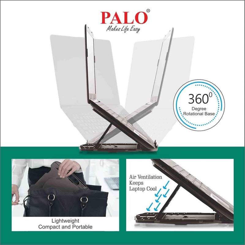 PALO Revolving Multi Angle Adjustable Laptop Stand PALO029 - Image 4