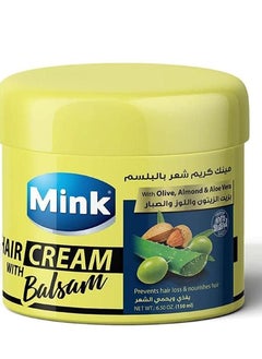 Mink Mink Hair Cream With Balsam, Olive, Almond Oils and Aloe Vera 125ml 