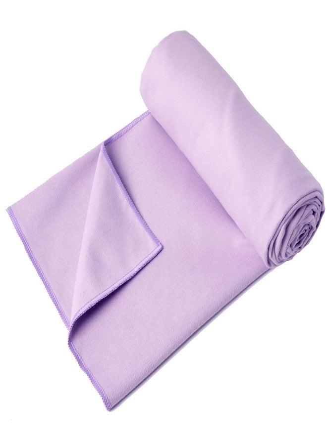 Eunzel Hot Yoga Towel Non Slip Yoga Mat Towel Non-Slip Sweat Absorbent Microfiber Towel for Hot Yoga, Pilates and Workout 72" x 26.5", Taro Purple - Image 2