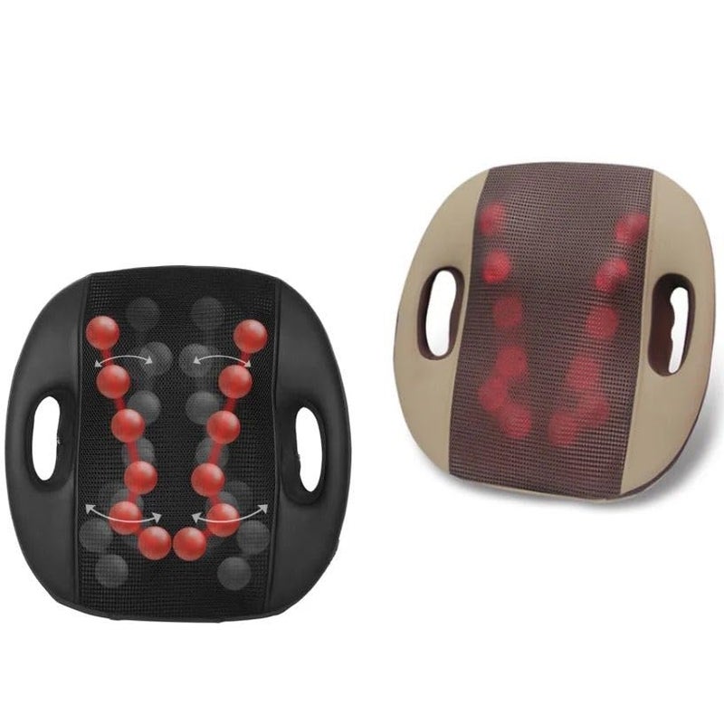 POWEREST 3D Rolliing Ergonomic Massage Cushion With 12 Massage Heads And Massage Pillow For Back Leg With Heating - Image 5