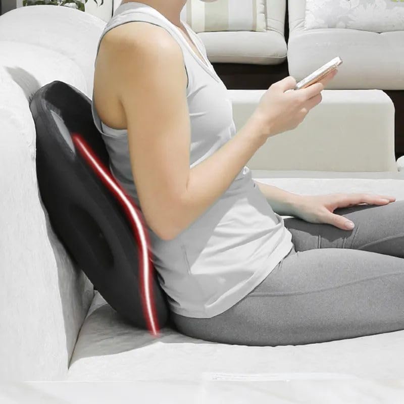 POWEREST 3D Rolliing Ergonomic Massage Cushion With 12 Massage Heads And Massage Pillow For Back Leg With Heating - Image 3