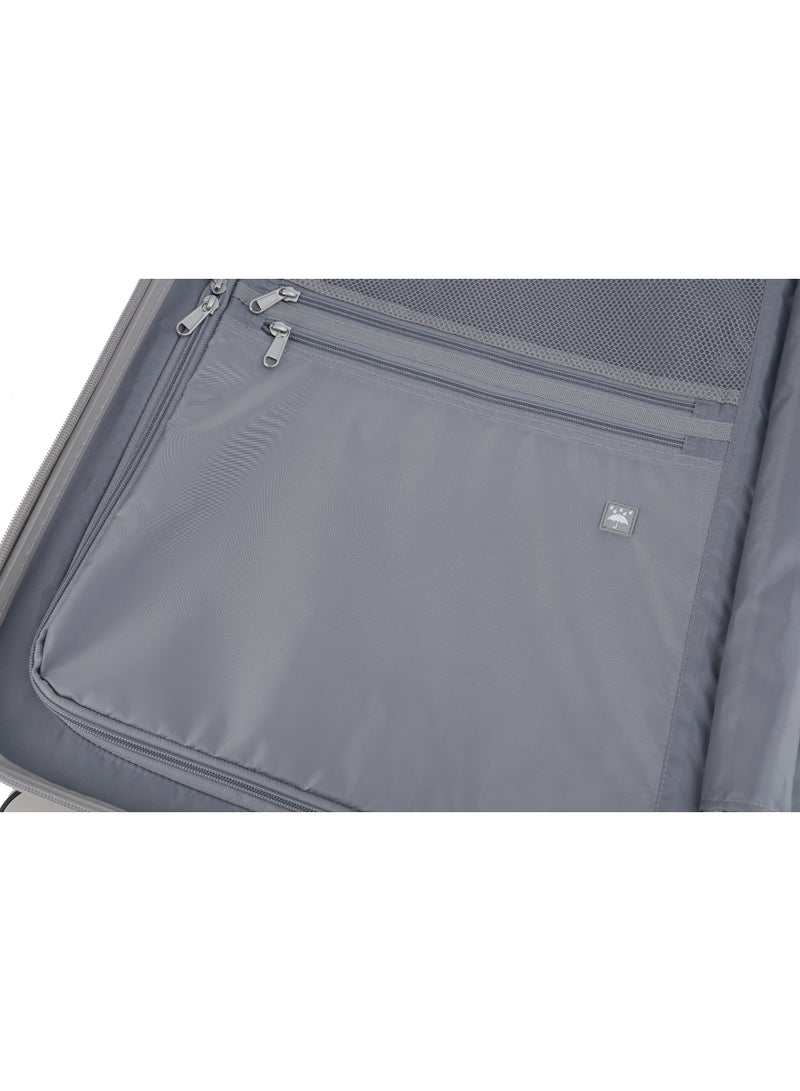 LIGHTGO 7672 Carbon Grey small size suitcase PC Suitcase Trunk case check in luggage 22 inch with TSA travel case YKK zipper - Image 3