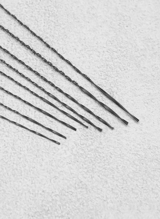 Create idea 24PCS Scroll Saw Blades Set with Spiral Teeth for Metal Wood Plastic Sawing Wood Cutting Shaping Jewelry Making Metalworking Crafting 130mm (#1 - #8) - Image 5
