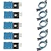 HiLetgo HiLetgo 5pcs DHT11 Temperature Humidity Sensor Module Digital Temperature Humidity Sensor 3.3V-5V Humidity Measure  - Image 2