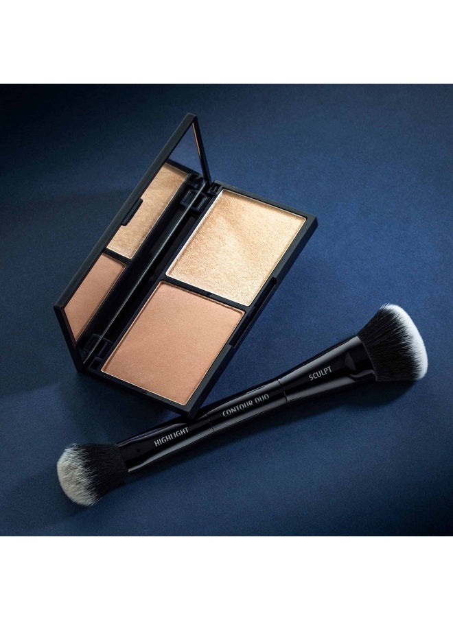Lune+Aster Contour Duo Brushmultitaskingdualended Vegan Contour Duo Brush.Veganparaben Free  - Image 3