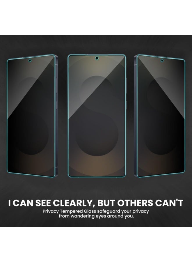 Muzz Matte Privacy Screen Protector for Galaxy S25 Ultra, 2 Pack, 9H Anti-Glare Ceramic Guard - Image 5