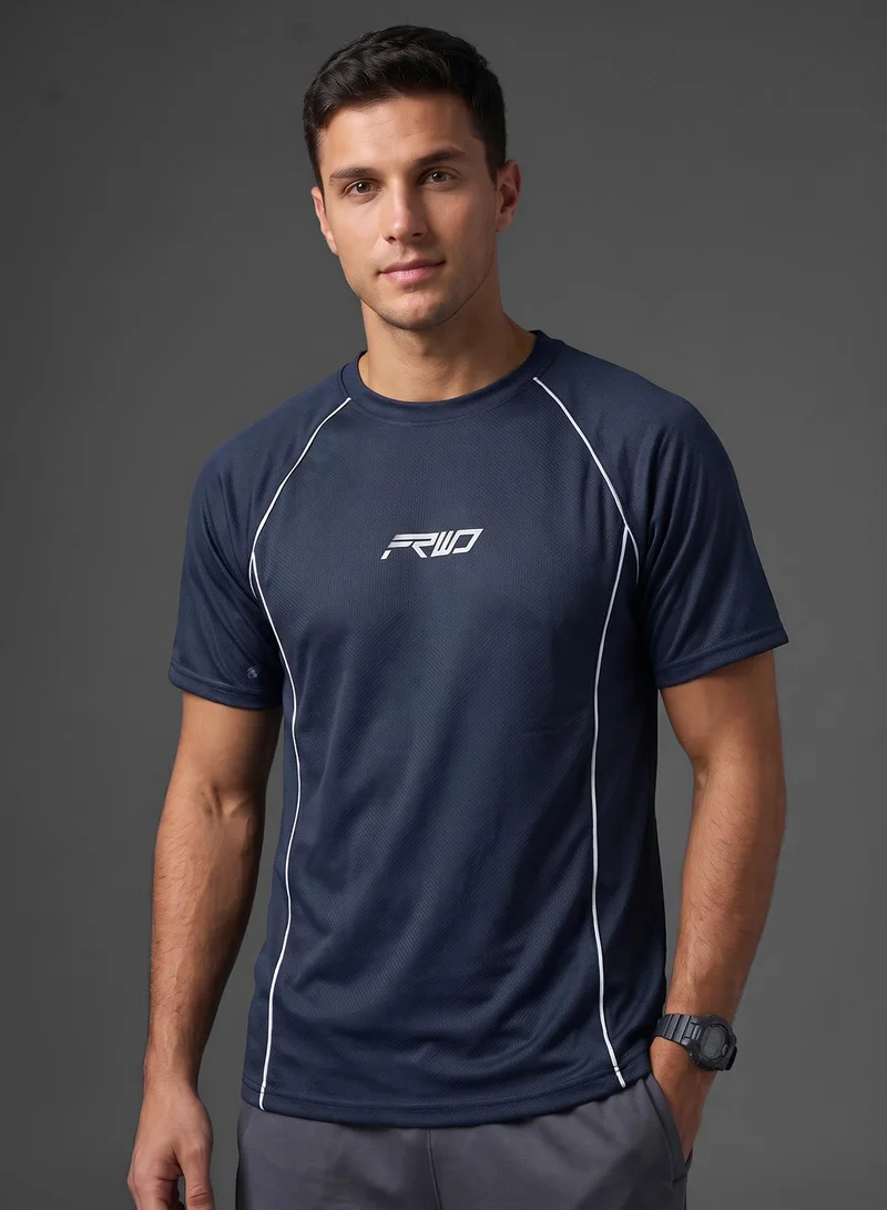 Frwd Sports Top With Piping Detail