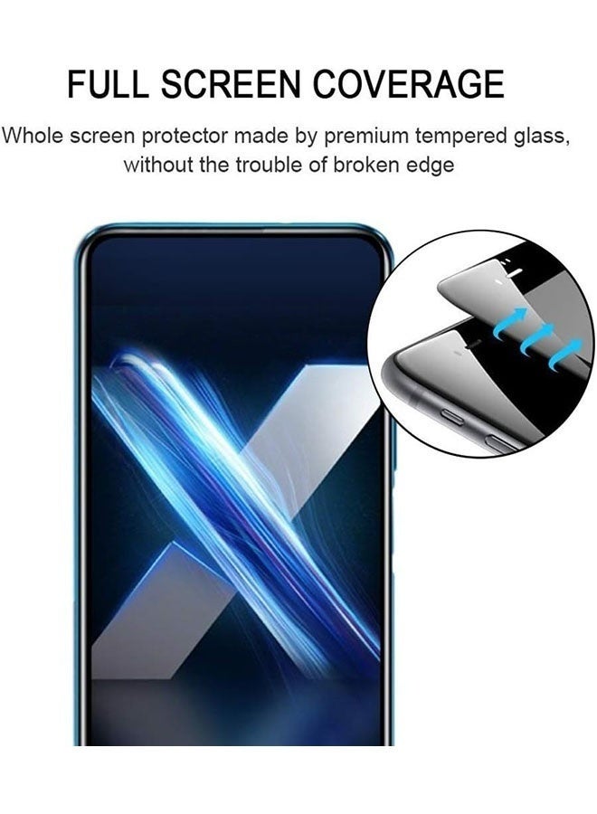 JOMILA Redmi NOTE 14 Tempered Glass Screen Protector Full Coverage Edge-to-Edge Guard with Black Frame – 9H Hardness, HD Clear, Anti-Scratch, Bubble-Free - Image 3
