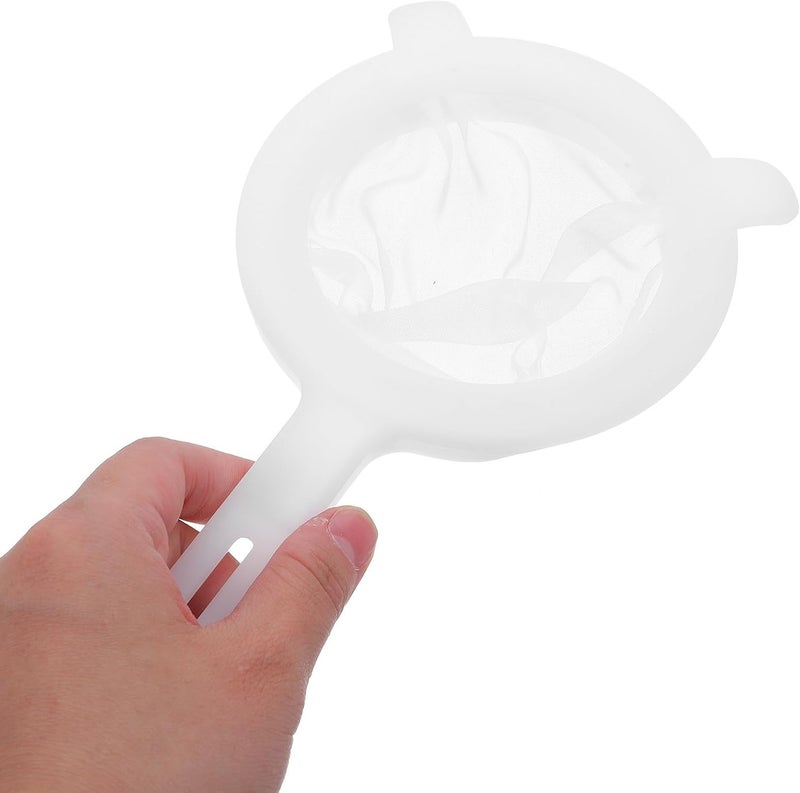 LABRIMP 4pcs Ultra-fine Mesh Food Strainers Nylon Mesh Filters for Soy Milk Juice Coffee Plastic Nylon Sieves Ultra- Food Strainer Set - Image 4
