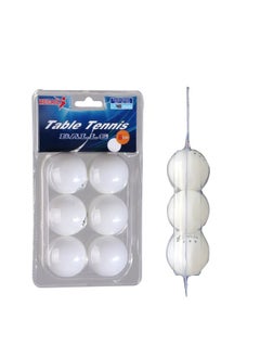 REGAIL 12Pcs Table Tennis Set White/Yellow  - Image 2