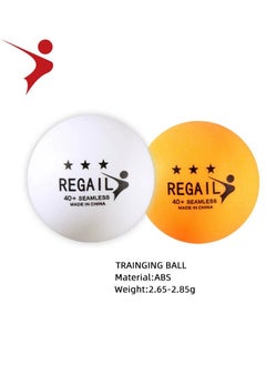 REGAIL 12Pcs Table Tennis Set White/Yellow  - Image 4