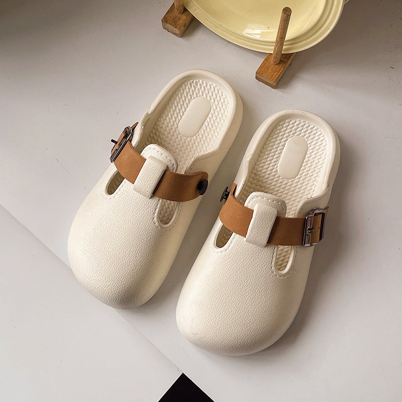 Women's Summer Slippers, Cute Thick-Soled Couples Home Slippers, Non-Slip Indoor & Outdoor Wear with Soft Cushioning