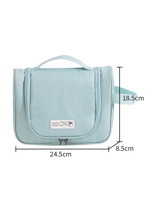 Bailian Travel Toiletry Bag Large Capacity Light blue