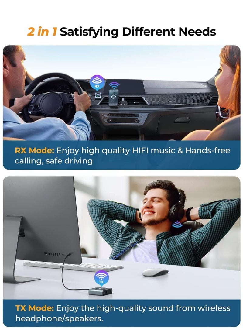 Bluetooth 5.3 AUX Adapter Transmitter Receiver 2 in 1 LED Digital Display and Enhanced Dual Mics JOYROOM 3.5mm Wireless Audio Adapter for TV Home Stereo Car Headphones Speakers PC - pzsku/ZE824A81A4BF78917464FZ/45/_/1671009765/3bd432af-8377-4422-b2af-3d0f63115c71