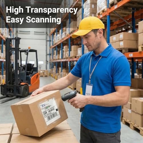9527 Product 7.5" x 5.5" Packing List Envelope, Clear Adhesive Shipping Label Pouchs, Waterproof Top Loading Packing List, (50 Pack) - Image 4