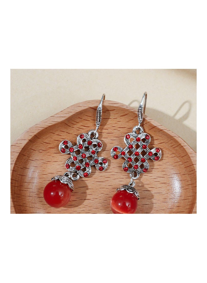 اليشمك أقراط مبتكرة مصنوعة من الفضة عيار 925 - صُنعت في الصين - Image 3