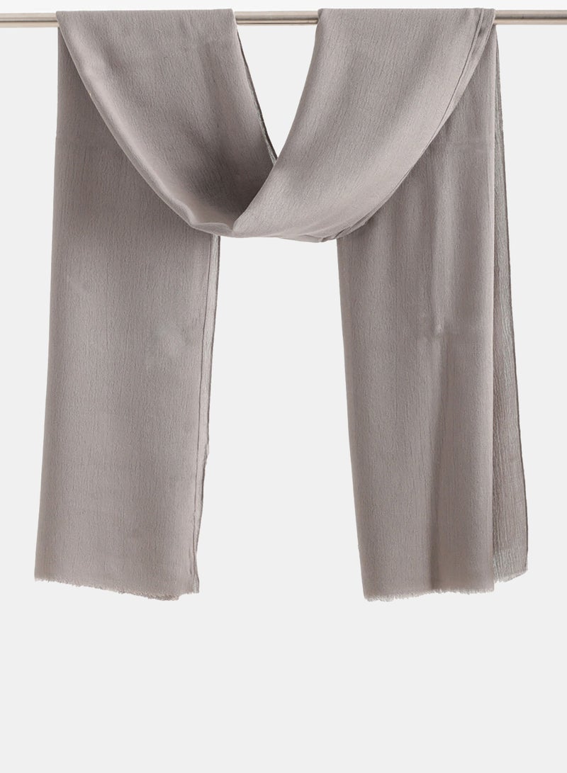 Carina Crinkle Fringed Scarf - Image 1
