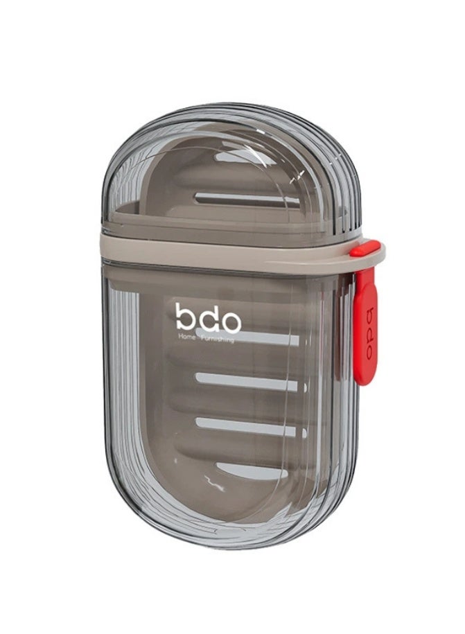 bdo Travel soap box, leak-proof soap box with lid, travel soap holder, portable soap container for gym, school, camping - Image 1