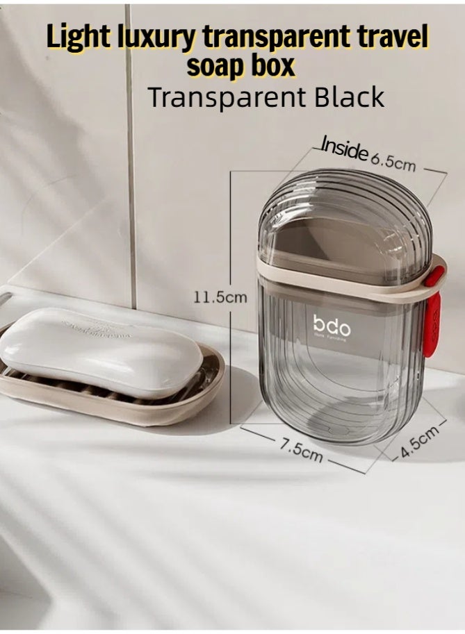 bdo Travel soap box, leak-proof soap box with lid, travel soap holder, portable soap container for gym, school, camping - Image 3