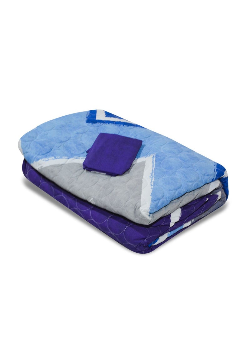 Family Bed Coverlet Set Cotton 3 pieces size 240 x 240 cm model 162 from Family Bed - Image 5