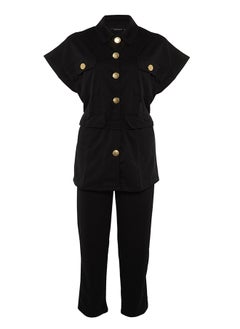 Black Gold Buttoned Vest-Pants Knitted Suit TCTAW22US0062 - pzsku/ZE8252466BEC979F99893Z/45/_/1730939797/0377d46b-6795-40e5-b697-bb5519829355