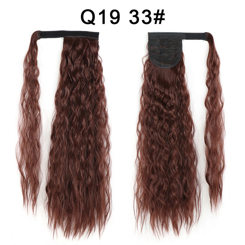 Generic Xuchang Magic Tape Corn Curly Ponytail Extension Q19  33#