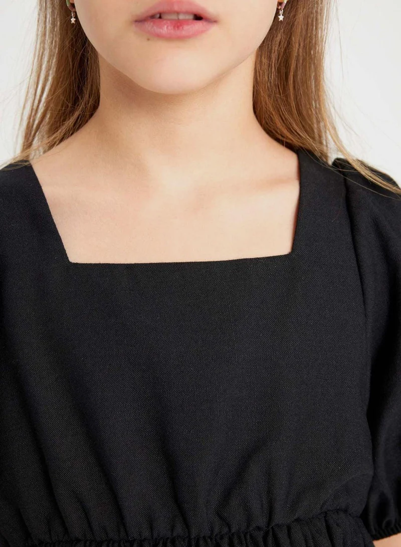 DeFacto Square Neck Dress