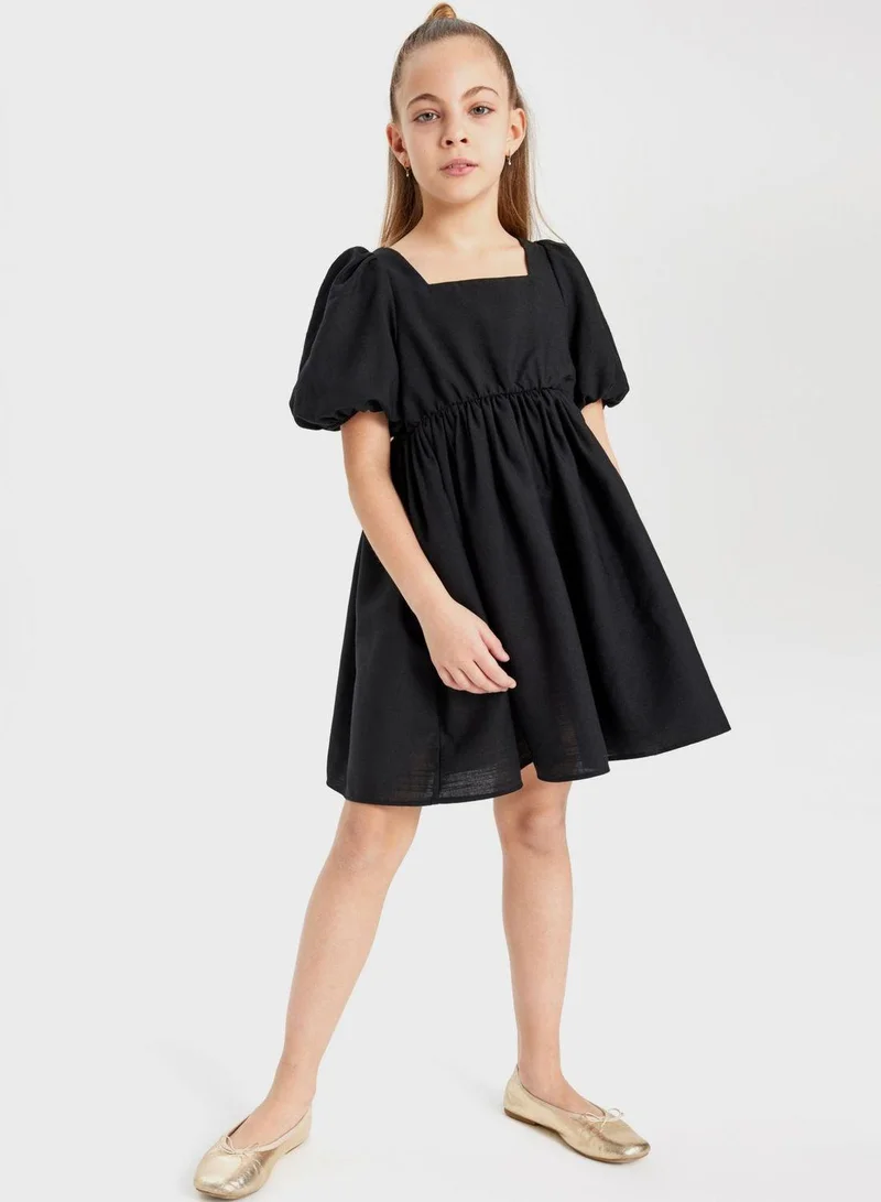 DeFacto Square Neck Dress