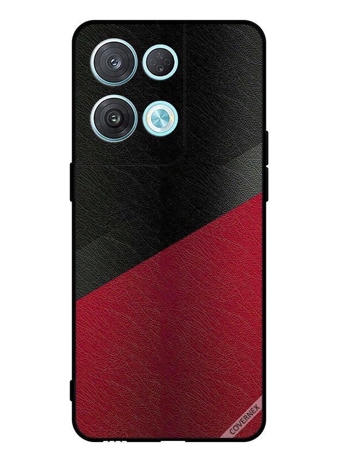 Covernex غطاء واقي لهاتف أوبو رينو8 برو بنمط جلد - Image 1