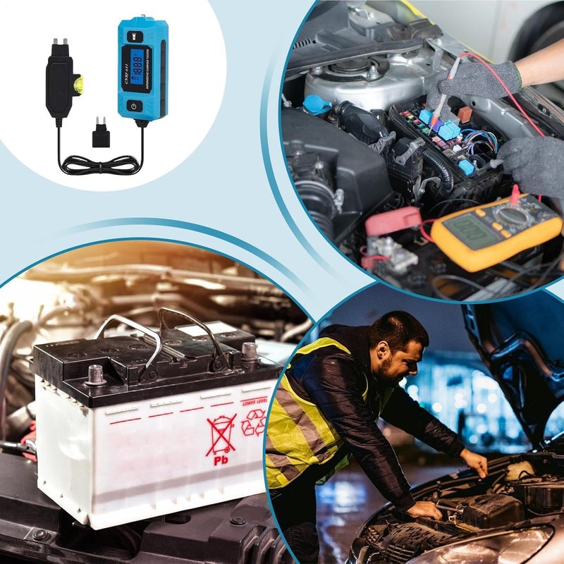 Automotive Electrical Tester | Precise Voltage Detection, Portable ABS Housing, Industrial Grade | Current Monitoring, Stable Power Management, Easy Use | Commercial Vehicle Engine Outdoor Electricity - Image 4