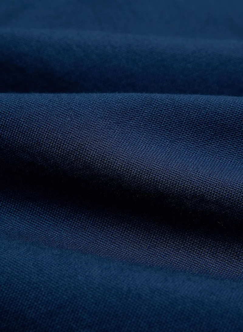 GIORDANO  Men’s Cotton Slim Oxford Shirt with Embroidery for Men | Best Price UAE