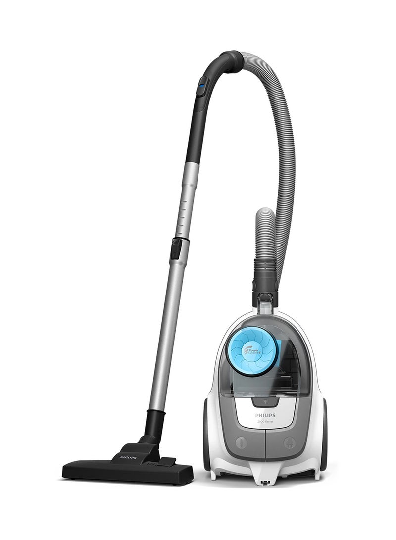 Philips Bagless Vacuum Cleaner 2000 Series - 1800W, 360W Suction Power, Super Clean Air Filter, PowerCyclone 4, Multi-purpose nozzle, Arctic White & Sky Blue - XB2023/61 1.3 L 1800 W XB2023/61 Arctic White - Image 2