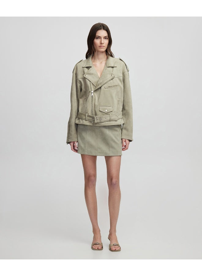 Ipekyol Faux Suede Biker Jacket  - Image 1