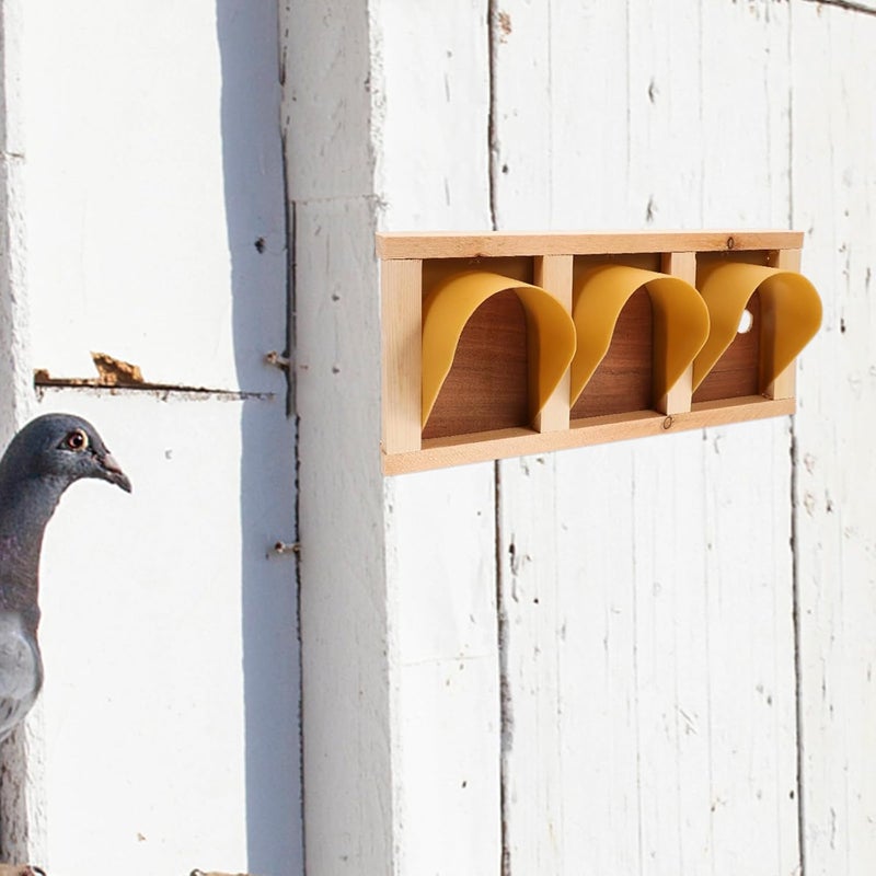 BESTonZON Wooden Pigeon Cage Door European Style Entrance Bird House Door for Racing Pigeons Poultry Habitat Supplies - Image 4