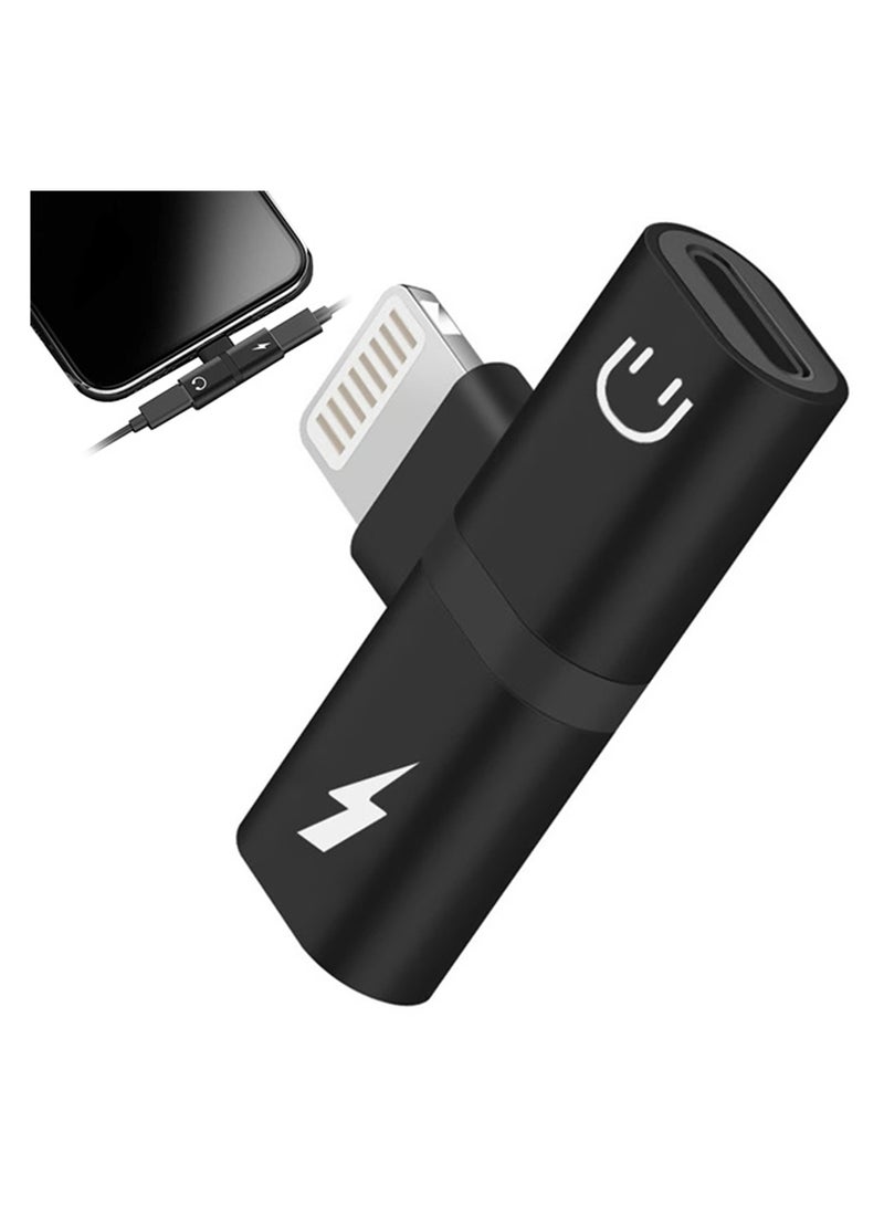 GO-DES 2 in 1 Mini Portable Charging Metal Splitter Audio And Charging Adapter Converter For Apple iPhone - Image 2