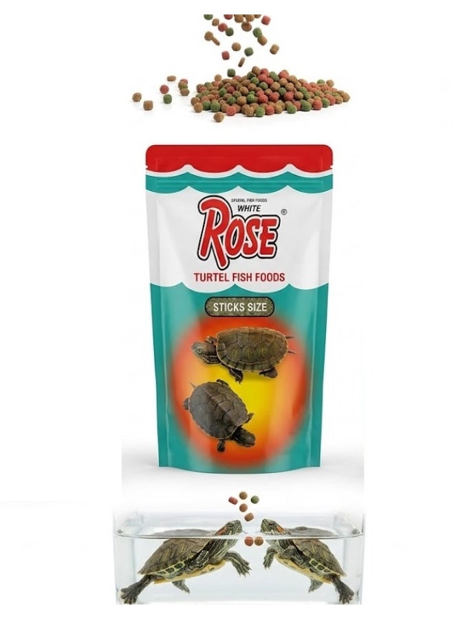 Two bags of Rose aquatic turtle food, all life stages, seafood, 100g each - Image 2