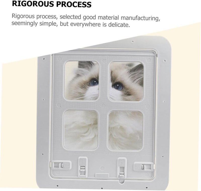 Yardwe Pet Screen Door for Dogs and Cats Small Animal Flap Easy Install Heavy Duty Pet Supply - Image 3