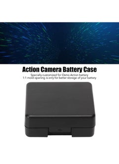 O Ozone Hard Plastic Battery Storage Box for DJI Osmo Action 3| Protective Camera Accessories Portable Durable Batteries Cover with TF Card Box (Black)  - Image 4