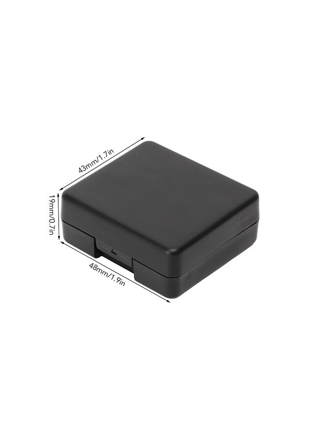 O Ozone Hard Plastic Battery Storage Box for DJI Osmo Action 3| Protective Camera Accessories Portable Durable Batteries Cover with TF Card Box (Black)  - Image 2