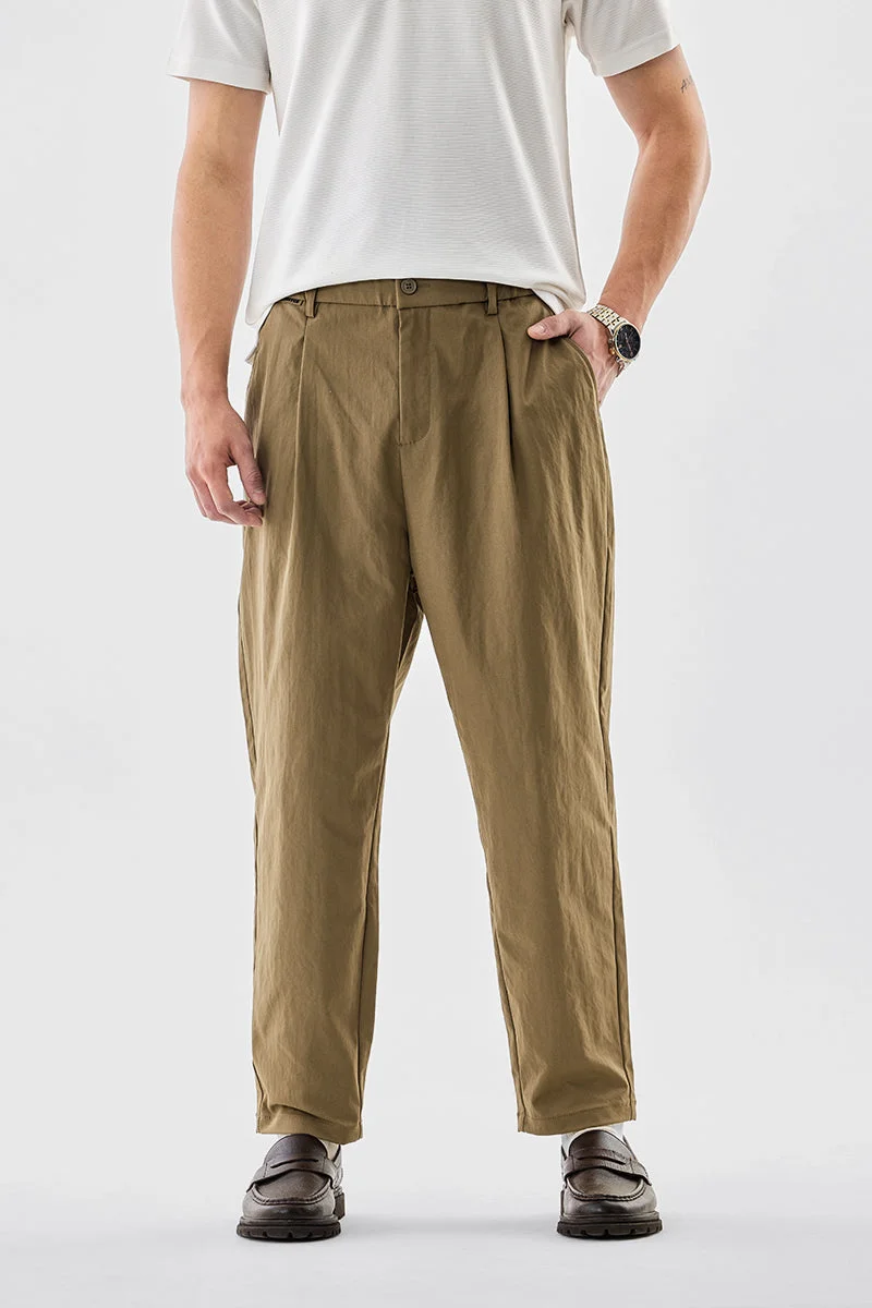 SNITCH Brown Baggy Trousers