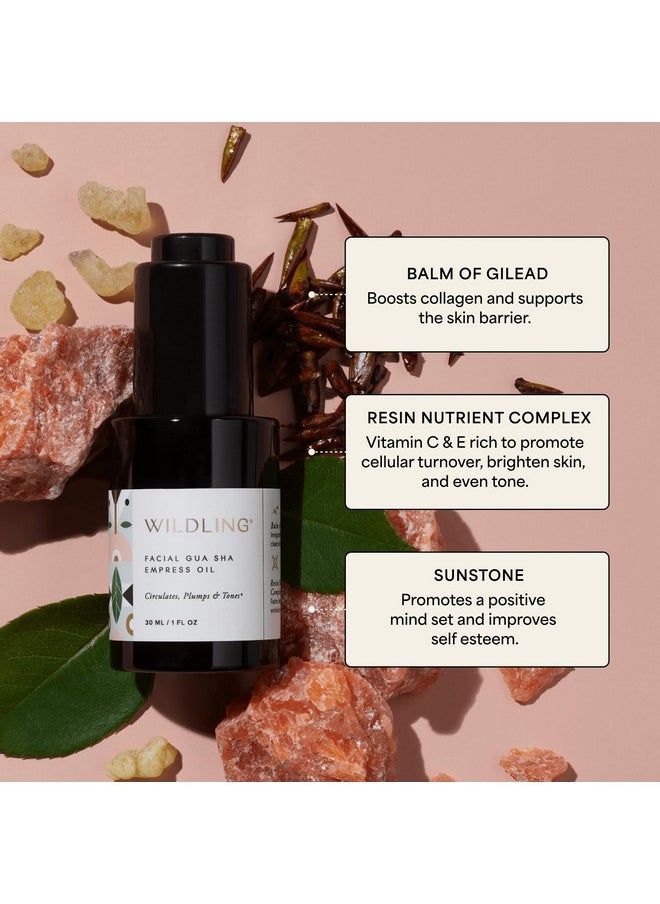 Wildling - Empress Balm Of Gilead Barrier Repair Face Oil Skin Serum I Lift Plump Tighten Tone Skin I 100% Natural Fragrancefree Organic Dry Skin All Skin Types - Image 1