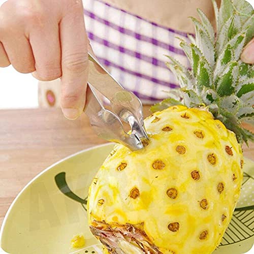 AKRIZA Stainless Steel Pineapple Eye Remover Peeler Portable Cutter Corer Clip Fruit Slicer Kitchen Tool - Image 4