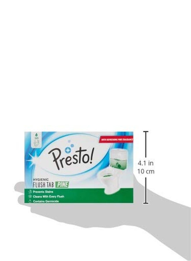 Presto! علامة أمازون التجارية - أقراص بريستو الصحية للتنظيف، برائحة الصنوبر - 50 غرام (عبوة من 6 أقراص) - Image 5