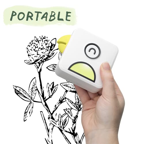 Poooliprint L1 Inkless Pocket Printer - Mini Phone Bluetooth Portable Poooli Thermal Printer for iOS + Android Print Sticky Photos, Labels, Notes, Lists for Journal, Blue - Image 2