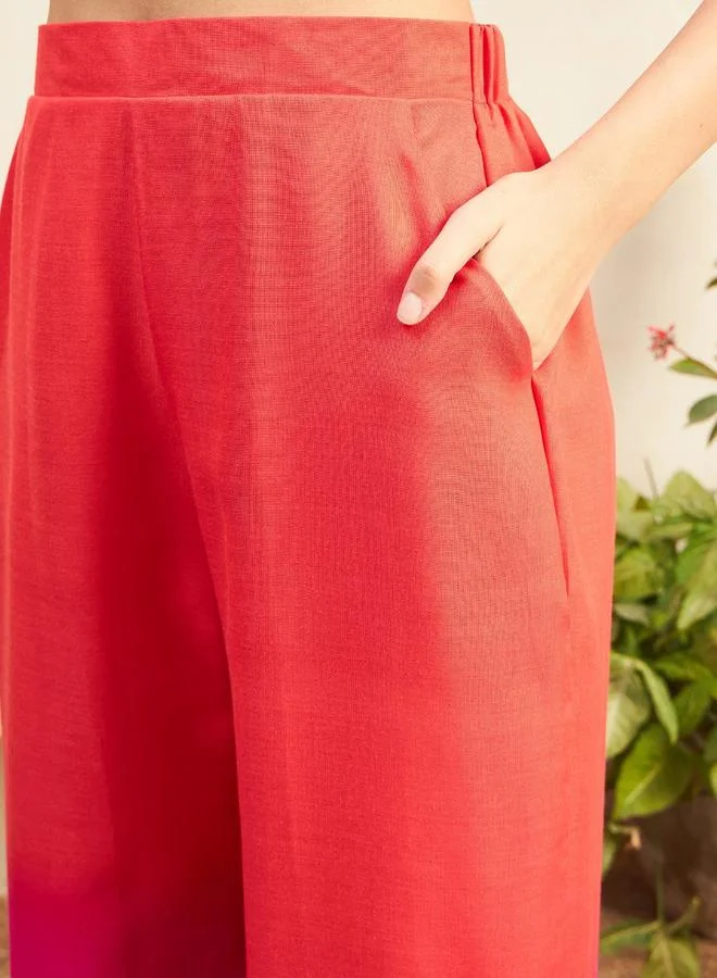 Uptownie 3-Pieces Ombre Look Top, Longline Blazer and Trousers Set